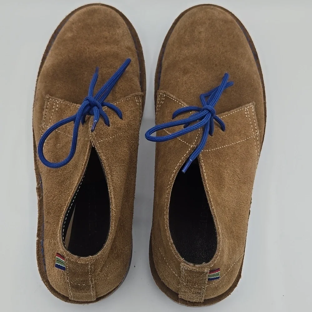 Veldskoen | Chukka Brown Suede Blue Sole Lace Up Desert Boot Size 15